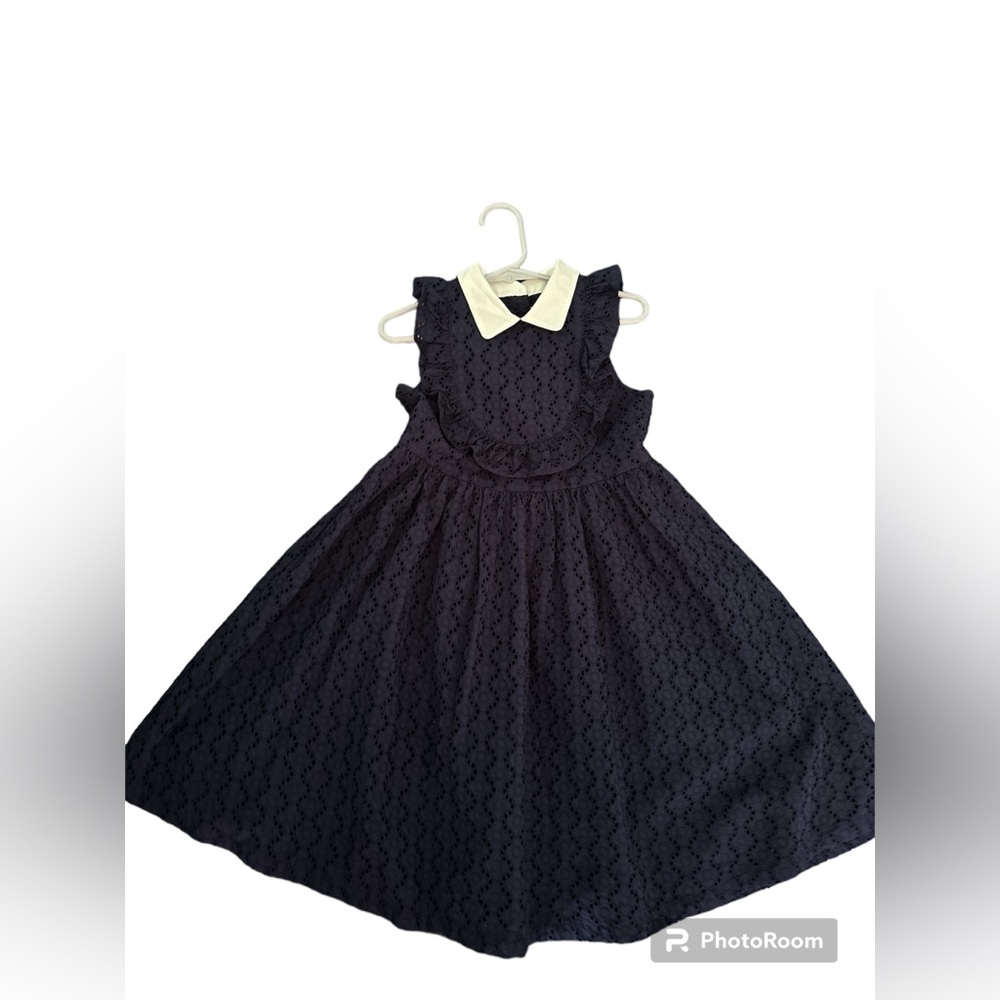 Janie and jack special occasion eyelet girl Peter Pan collar dress